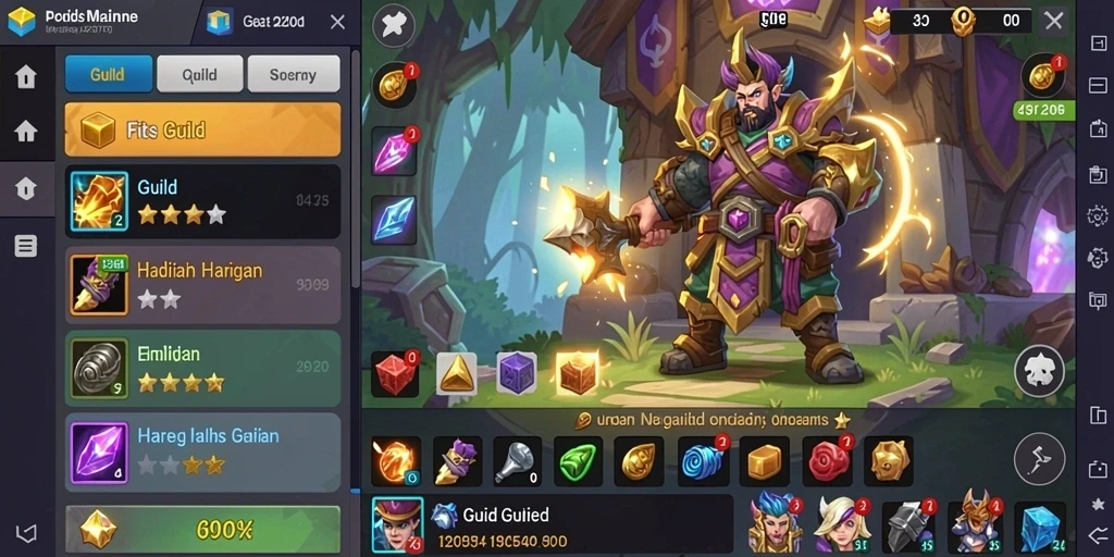 Tampilan utama 9ZKGAMES dengan grafis yang memukau.