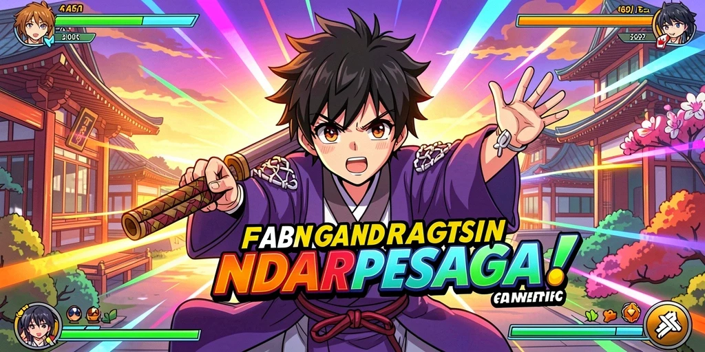 Tangkapan layar menunjukkan karakter utama dalam aksi menghindari rintangan.