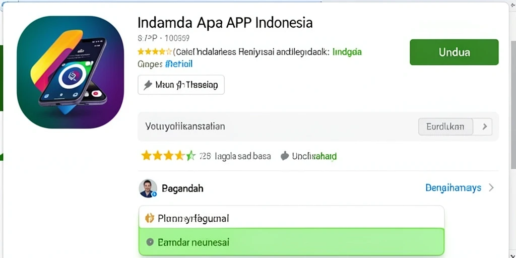 Gambaran antarmuka pengguna yang menarik.