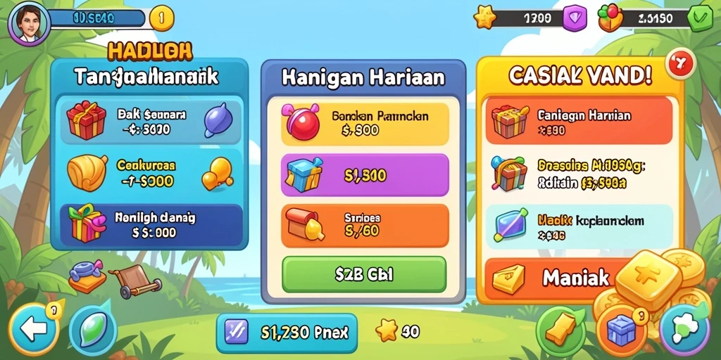 Tampilan grafik yang menawan dan detail.