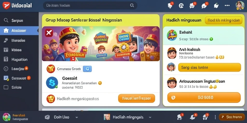 Antarmuka utama GOWIN789 yang menarik.