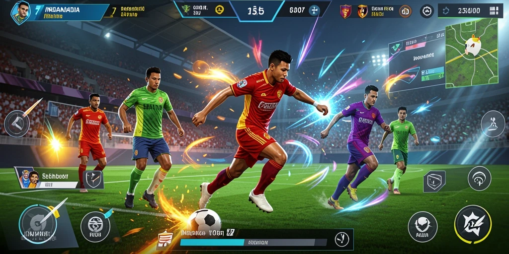 Screenshot menunjukkan petualangan seru dalam game.