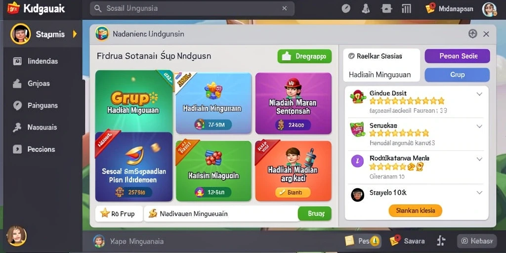 Tampilan antarmuka yang menarik dan mudah dinavigasi.