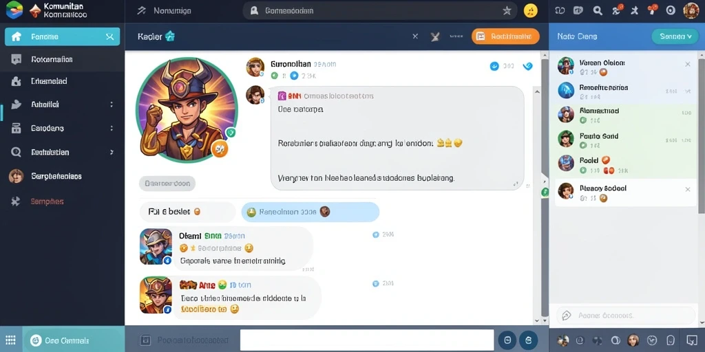 Tampilan layar balapan yang mendebarkan.