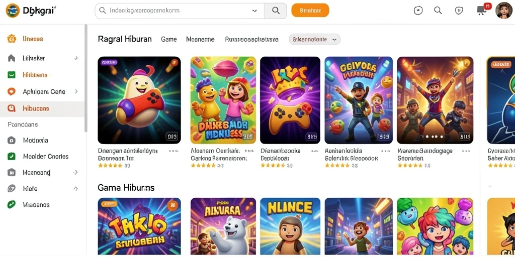 Tampilan awal yang menggugah selera untuk dimainkan.