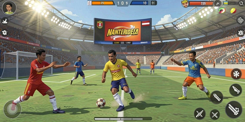 Tampilan karakter utama dalam petualangan.