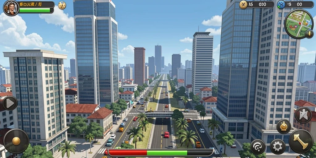 Tampilan awal game yang menarik.
