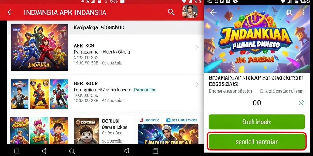 Tampilan awal permainan yang menarik.